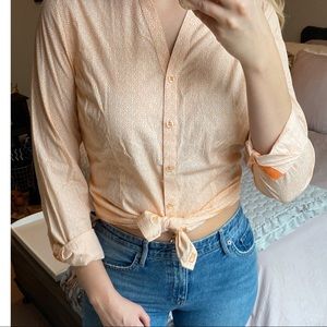 TWO women’s button up blouses